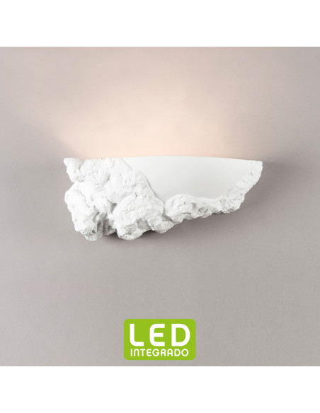 Aplique de pared modelo ROCA LED en color Blanco
