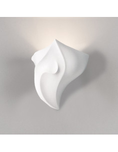 Aplique de pared modelo FLAP - 1xE27 en color Blanco para 1xE27 (no incluida)