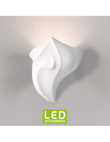 Aplique de pared modelo FLAP LED en color Blanco