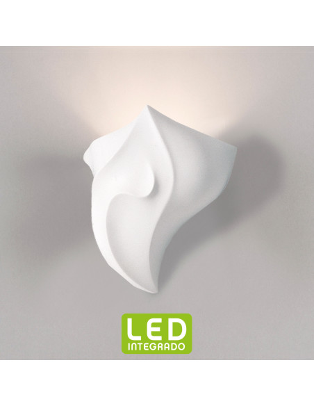 Aplique de pared modelo FLAP LED en color Blanco
