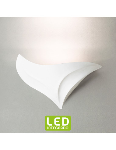 Aplique de pared modelo AVE LED Dimable en color Blanco