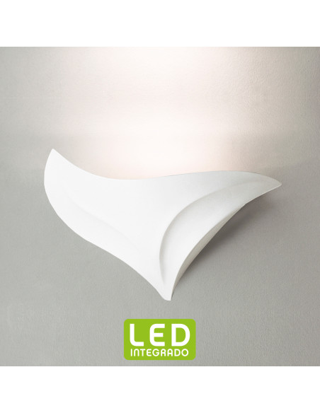 Aplique de pared modelo AVE LED Dimable en color Blanco
