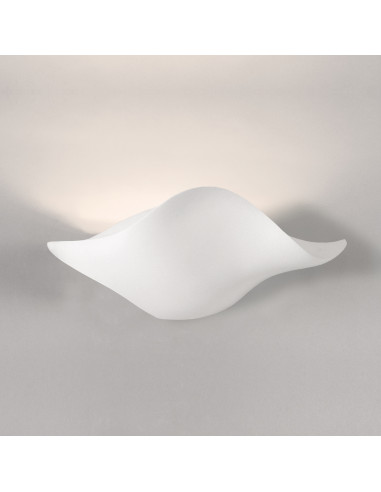 Aplique de pared modelo DUNA - 1xE27 en color Blanco para 1xE27 (no incluida)