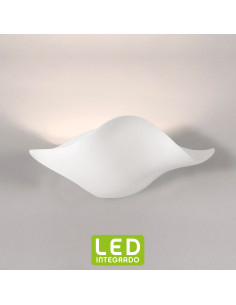 Aplique de pared modelo DUNA LED Dimable en color Blanco