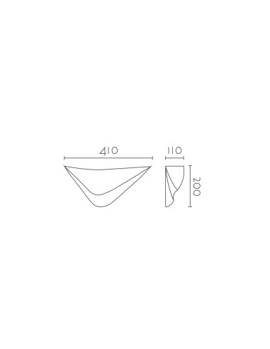 Aplique de pared modelo TEA LED Dimable en color Blanco