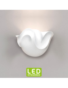 Aplique de pared modelo GLASS LED en color Blanco