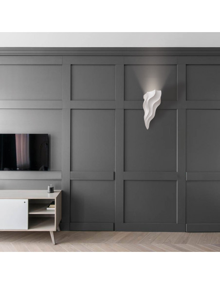 Aplique de pared modelo FLAMA LED Dimable en color Blanco