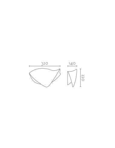 Aplique de pared modelo ODIN LED en color Blanco