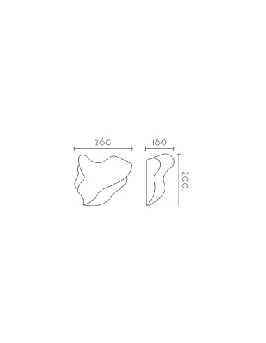 Aplique de pared modelo FENIX - 1xE27 en color Blanco para 1xE27 (no incluida)