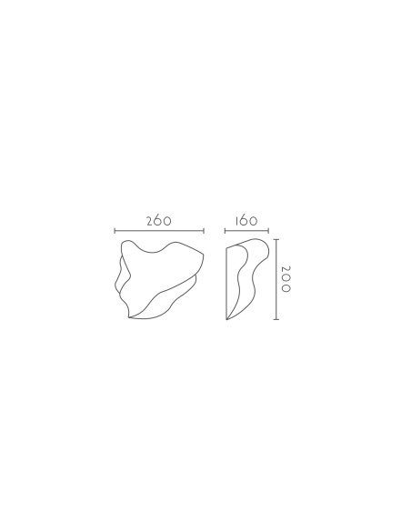 Aplique de pared modelo FENIX - 1xE27 en color Blanco para 1xE27 (no incluida)