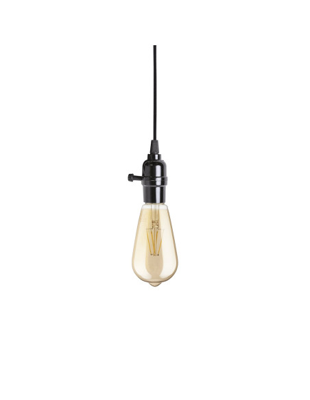 Lámpara colgante modelo MD4110-BK en color Negro para 1xE27 (no incluida)