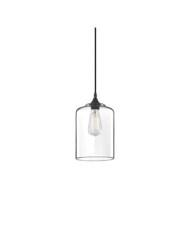 Lámpara colgante modelo MSZ12441-CL en color Transparente para 1xE27 (no incluida)