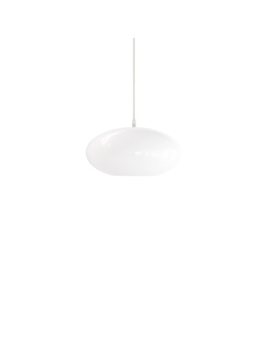 Lámpara colgante modelo SAT PE400 OPAL en color Blanco Opal