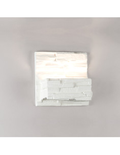 Aplique de pared modelo ANETO - 1xR7s 118mm en color Blanco para 1xR7s 118mm (no incluida)