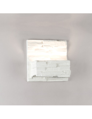 Aplique de pared modelo ANETO - 1xE27 en color Blanco para 1xE27 (no incluida)