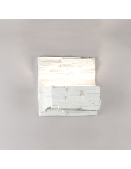 Aplique de pared modelo ANETO - 1xE27 en color Blanco para 1xE27 (no incluida)
