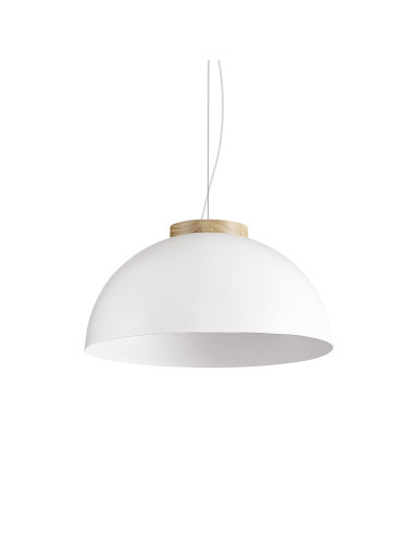 Lámpara colgante modelo MD2355-400W en color Blanco para 1xE27 (no incluida)