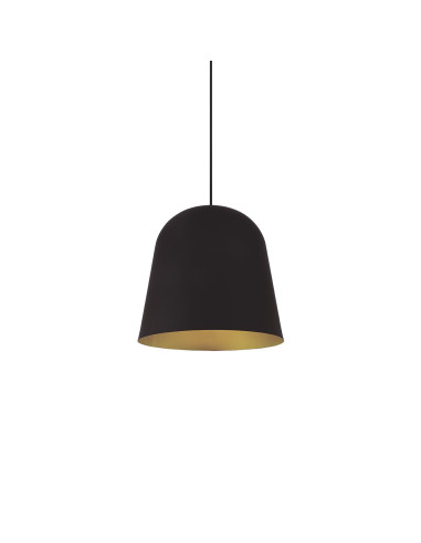 Lámpara colgante modelo MD6074B-BGD en color Negro para 1xE27 (no incluida)