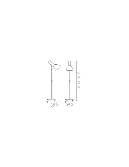 Lámpara de pie modelo ML4279-BK en color Negro para 1xE27 (no incluida)
