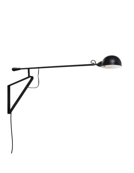 Aplique de pared modelo MB4275-BK en color Negro para 1xE27 (no incluida)