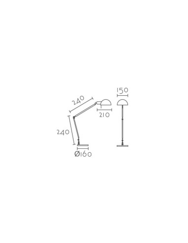 Lámpara de mesa modelo MT6143-2W en color Blanco para 1xE27 (no incluida)