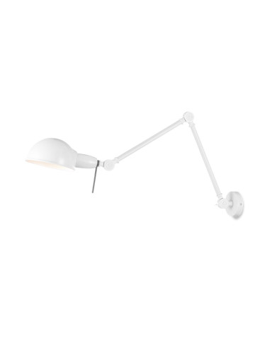 Aplique de pared modelo MB6143-2W en color Blanco para 1xE27 (no incluida)
