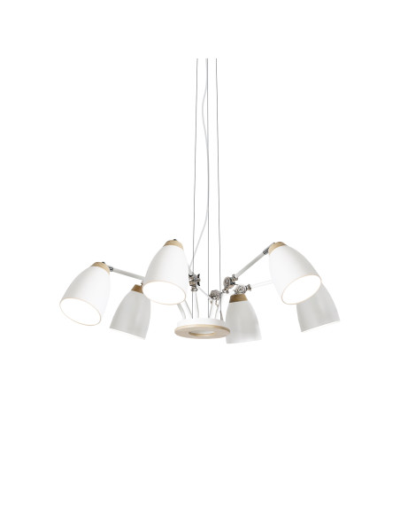 Lámpara colgante modelo MD2227 para 6XE27 (no incluida)