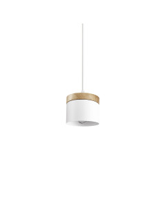 Lámpara colgante modelo MD2341-WH en color Blanco para 1xE27 (no incluida)