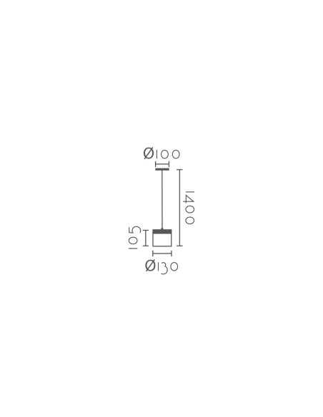 Lámpara colgante modelo MD2341-WH en color Blanco para 1xE27 (no incluida)