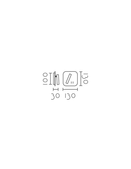Aplique de pared modelo MB2218
