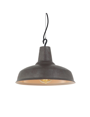 Lámpara colgante modelo MD6168A-360RT en color Gris Rustico para 1xE27 (no incluida)