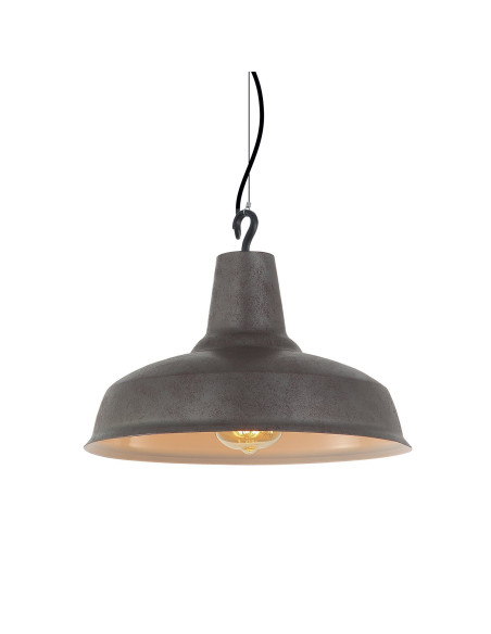 Lámpara colgante modelo MD6168A-360RT en color Gris Rustico para 1xE27 (no incluida)