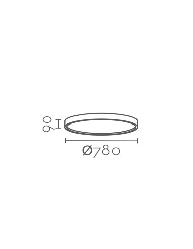 Plafón de techo modelo MX9225-780 en color Blanco
