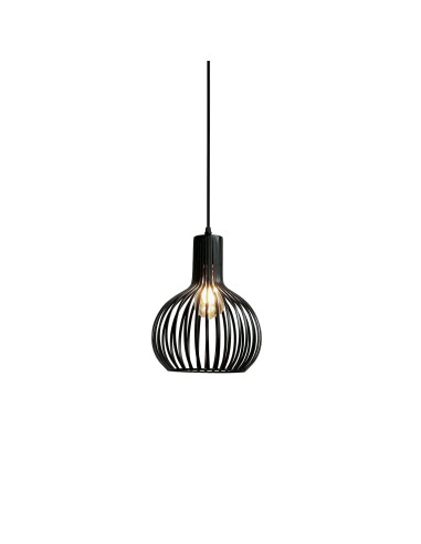 Lámpara colgante modelo MD5767-BK en color Negro para 1xE27 (no incluida)