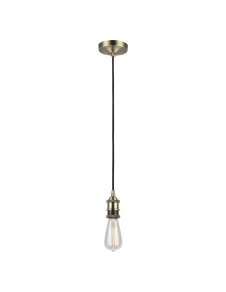 Lámpara colgante modelo MD3072-ABE en color Bronce Antiguo para 1xE27 (no incluida)