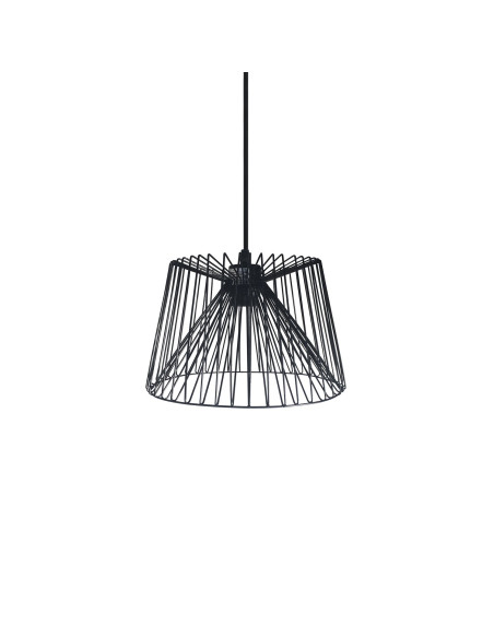 Lámpara colgante modelo MSL21121-BK en color Negro para 1xE27 (no incluida)