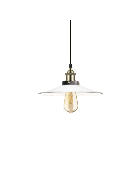 Lámpara colgante modelo MD5195-CL en color Blanco para 1xE27 (no incluida)