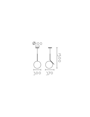 Lámpara colgante modelo MD4052-370W en color Blanco para 1xE27 (no incluida)