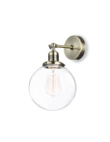 Aplique de pared modelo MB3186-CL en color Bronce Antiguo para 1xE27 (no incluida)