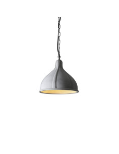 Lámpara colgante modelo CM5055 en color Cemento para 1xE27 (no incluida)
