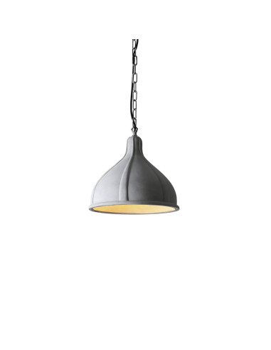 Lámpara colgante modelo CM5055 en color Cemento para 1xE27 (no incluida)