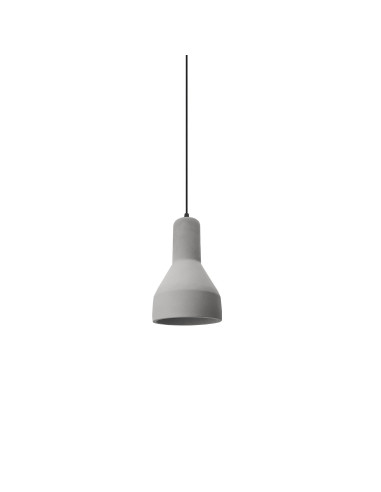 Lámpara colgante modelo B1046-B en color Cemento para 1xE27 (no incluida)