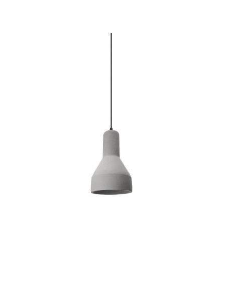 Lámpara colgante modelo B1046-B en color Cemento para 1xE27 (no incluida)