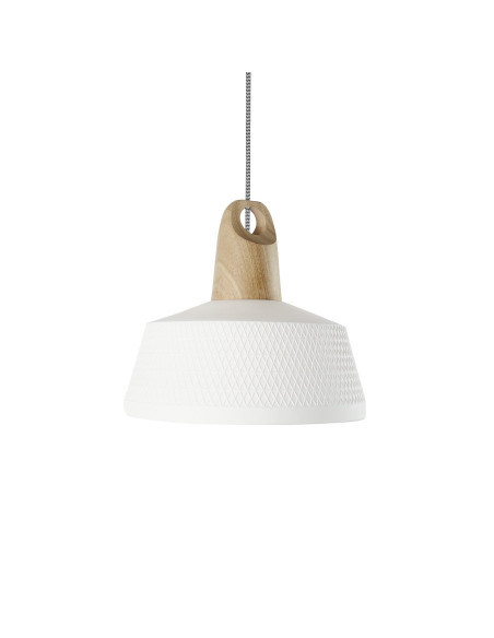 Lámpara colgante modelo MD2302-W en color Blanco para 1xE27 (no incluida)