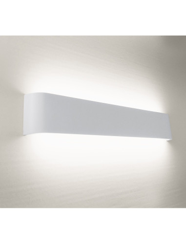 Aplique de pared modelo NIDIA-24W en color Blanco