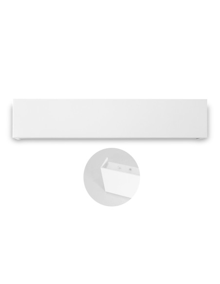 Aplique de pared modelo NOA-24W en color Blanco