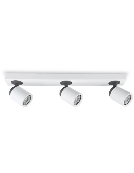 Aplique de pared modelo MX3013-WH en color Blanco, Gris Antracita para 3XGU10 (no incluida)
