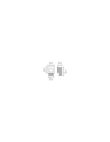 Empotrable modelo 1003G01 OASIS en color Blanco
