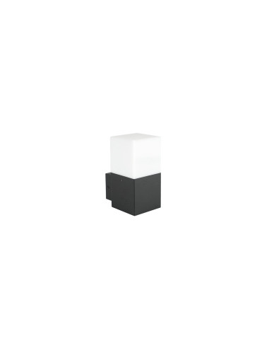 Aplique de pared modelo 103605-BK en color Negro para 1xE27 (no incluida)