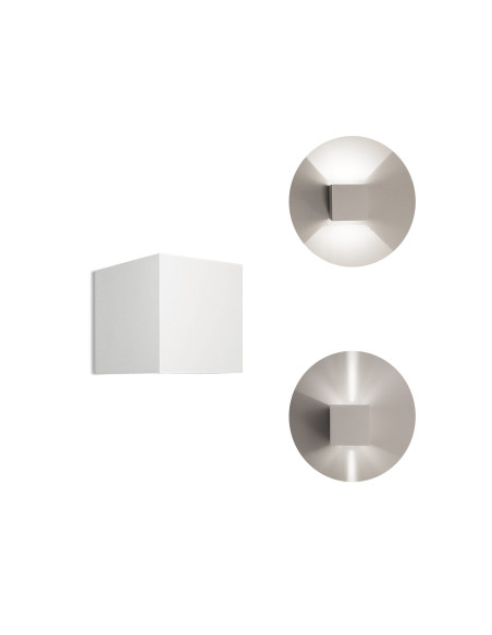 Aplique de pared modelo 1080G01-WH en color Blanco